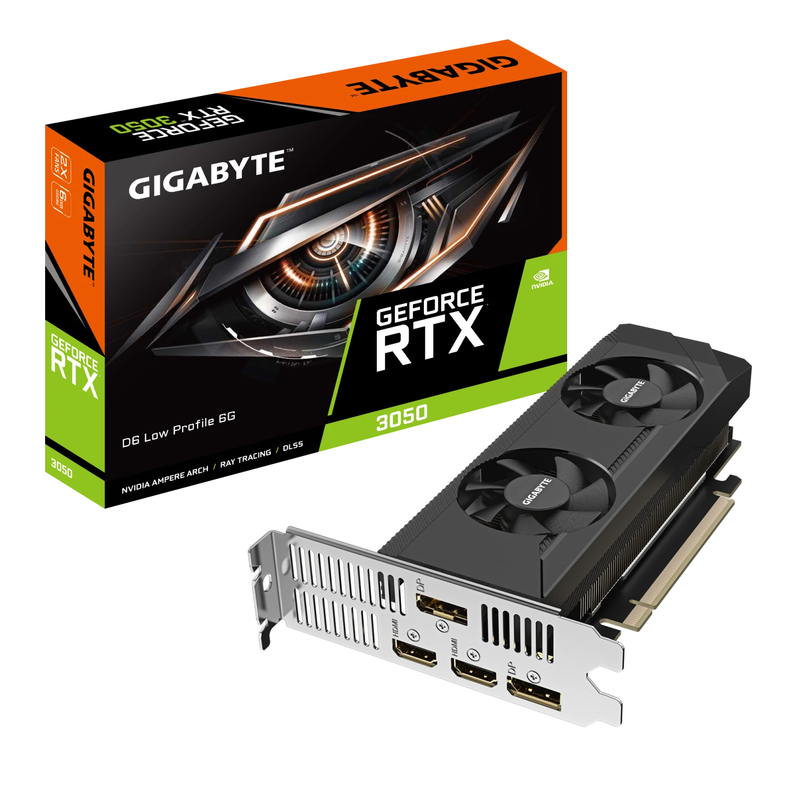 Gigabyte GeForce RTX 3050 D6 Low Profile 6G